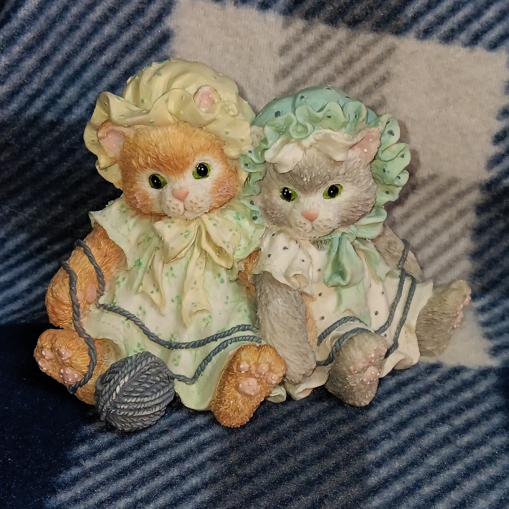 Vintage Calico kittens ' You're always there when I need you' 1992  Ensco